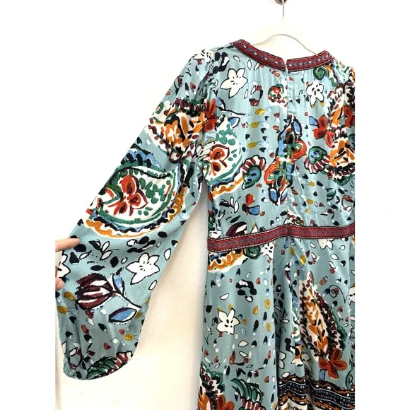 Anthropologie Akemi + Kin Beaded Midi Dress Maximalist Bohemian Hippie Boho 6 - Picture 8 of 11